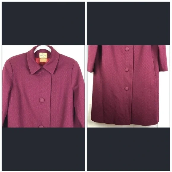 VOGUE Malou La Casse Vintage Long Coat - Picture 8 of 8